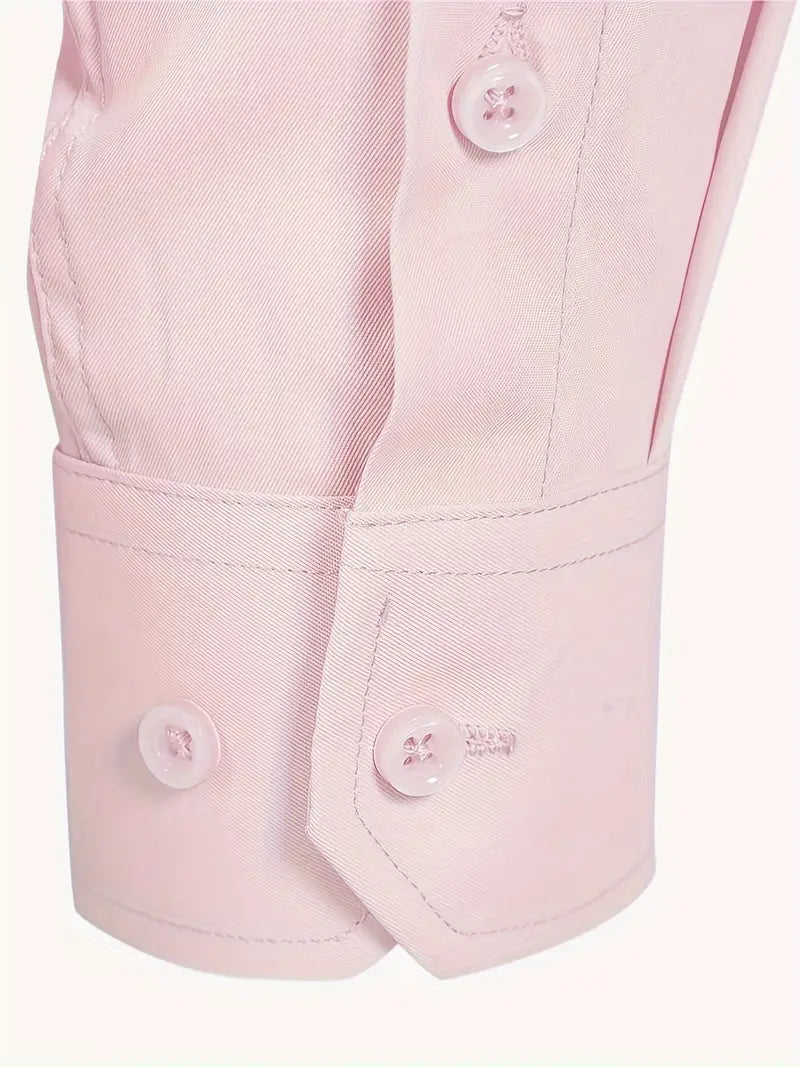 Hochwertiges Einfarbiges Slim-Fit-Hemd