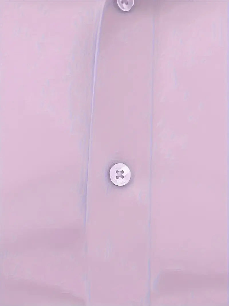 Hochwertiges Einfarbiges Slim-Fit-Hemd