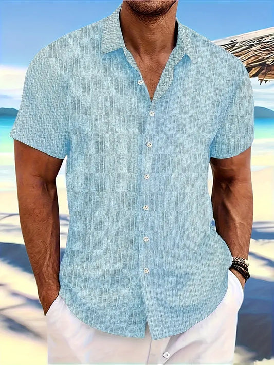 Casual Leinenhemd mit Knöpfen