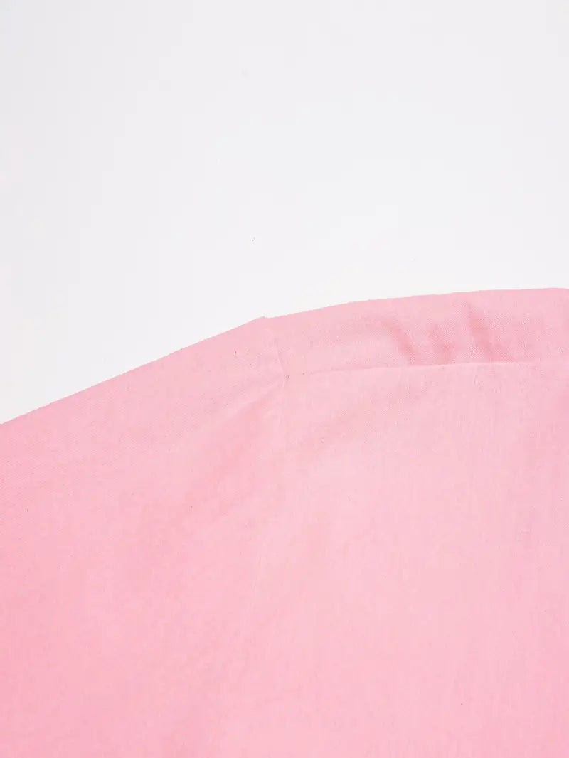 Langärmliges Leinenhemd mit Mandarinkragen und Knopfleiste