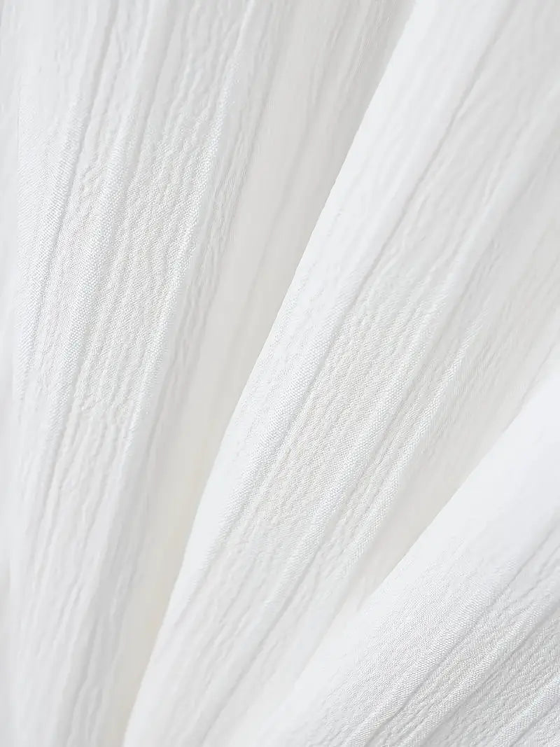 Casual Leinenhemd mit Knöpfen