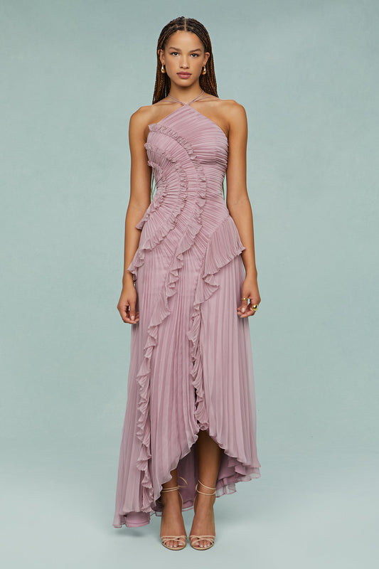 Amelia Halter Maxi Dress