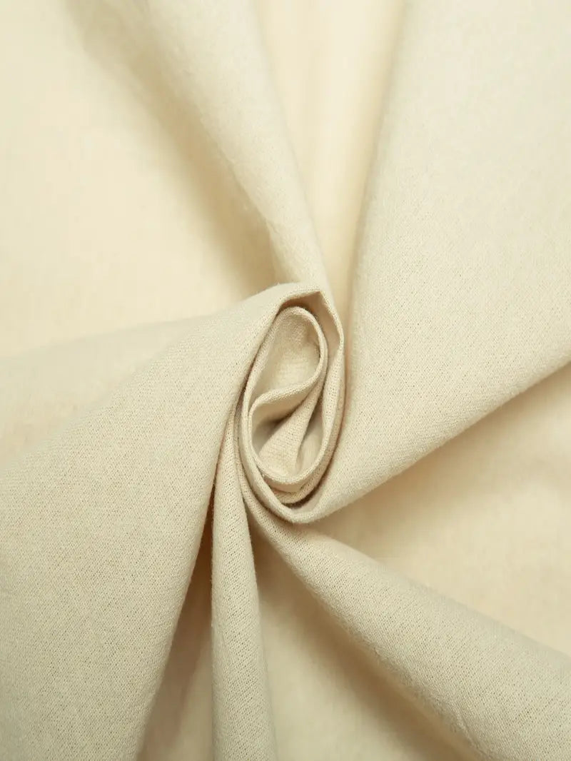 Langärmliges Leinenhemd mit Mandarinkragen und Knopfleiste