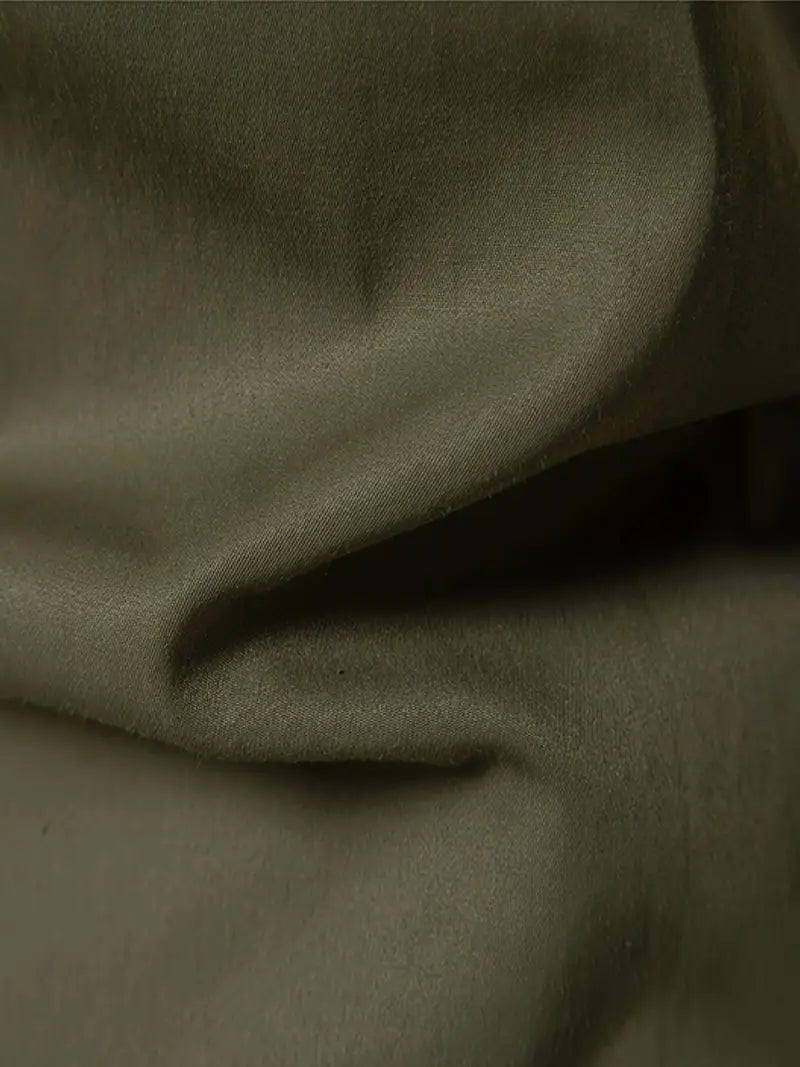 Hochwertiges Einfarbiges Slim-Fit-Hemd