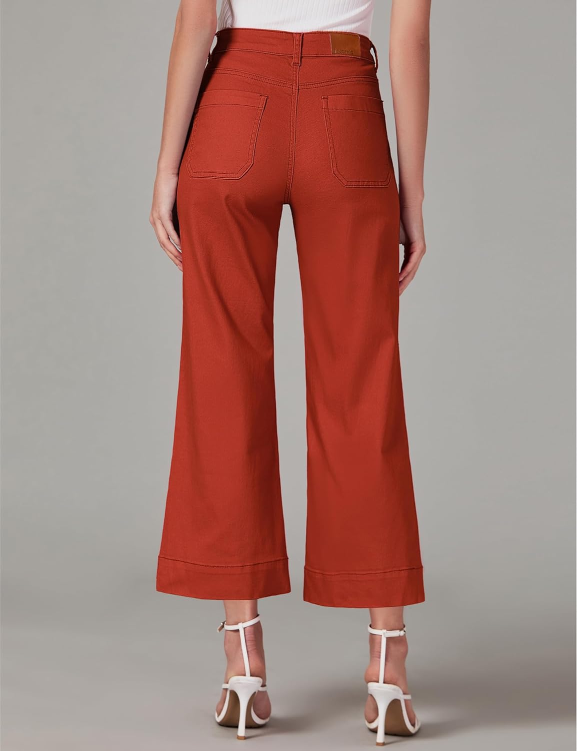 Women's wide-leg jeans, stylish high-waisted flared jeans