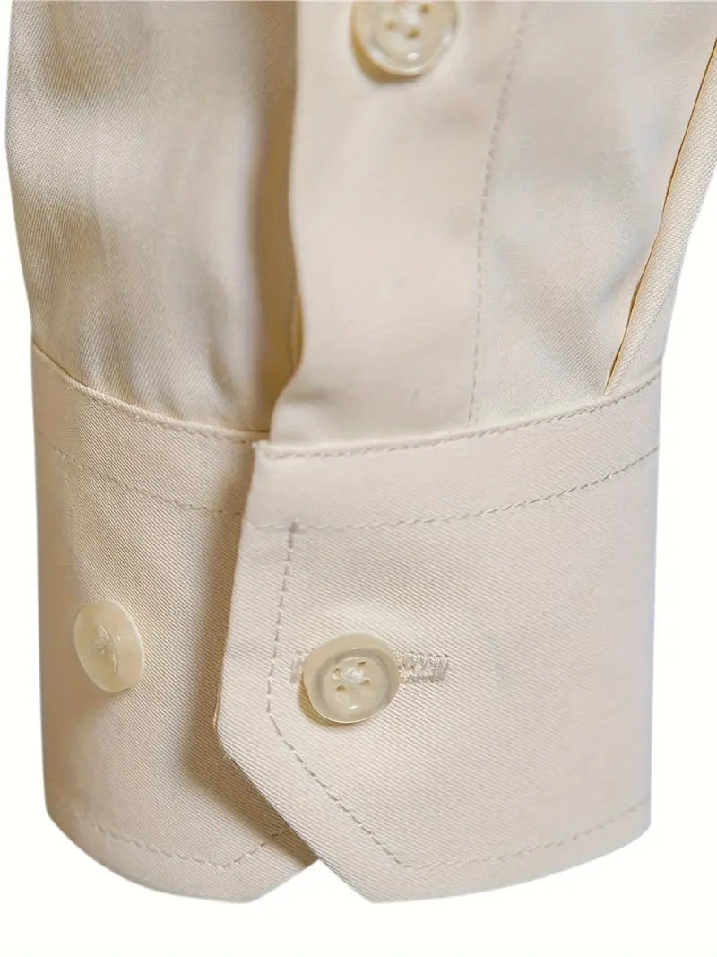 Hochwertiges Einfarbiges Slim-Fit-Hemd