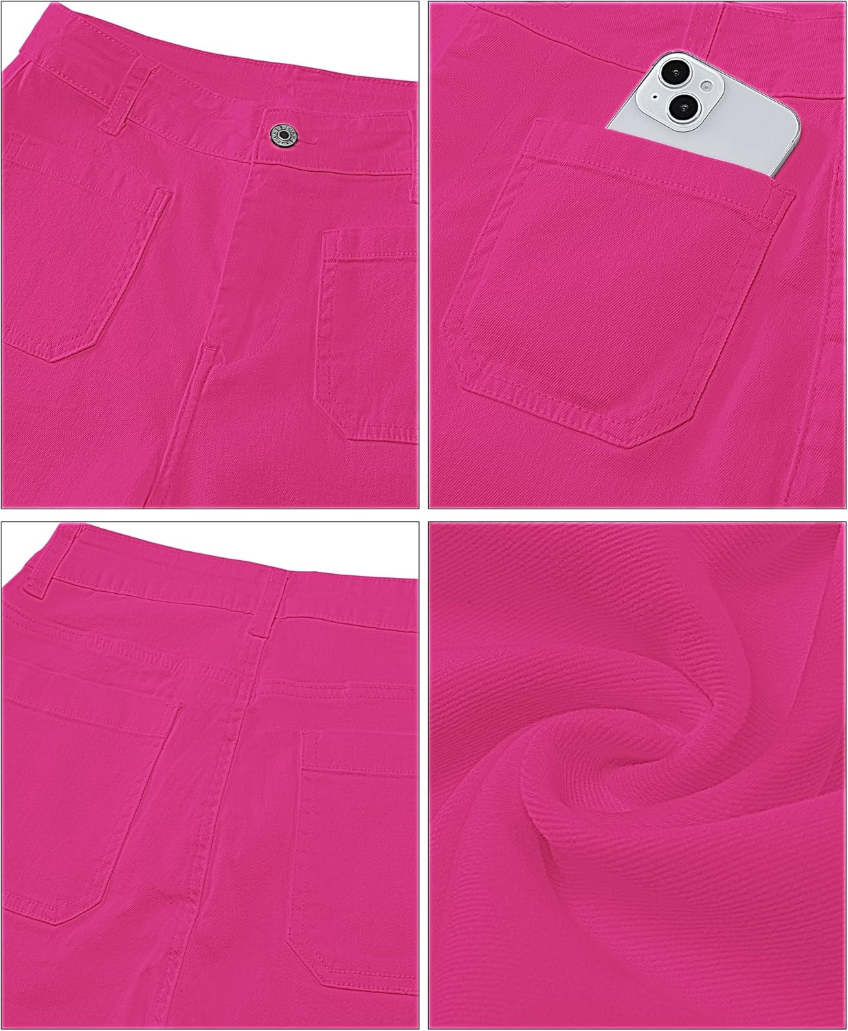 Women's wide-leg jeans, stylish high-waisted flared jeans