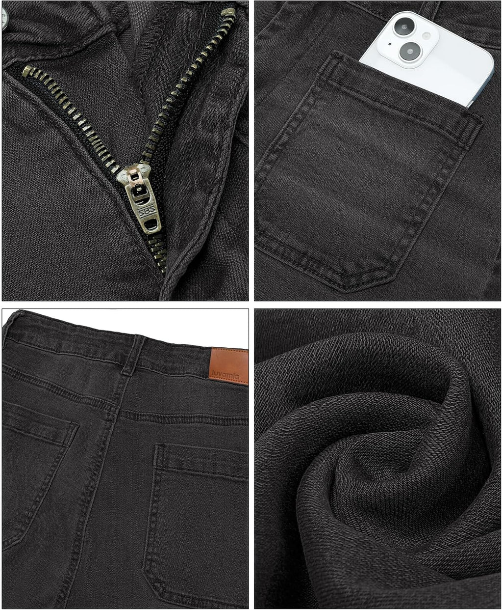 Women's wide-leg jeans, stylish high-waisted flared jeans