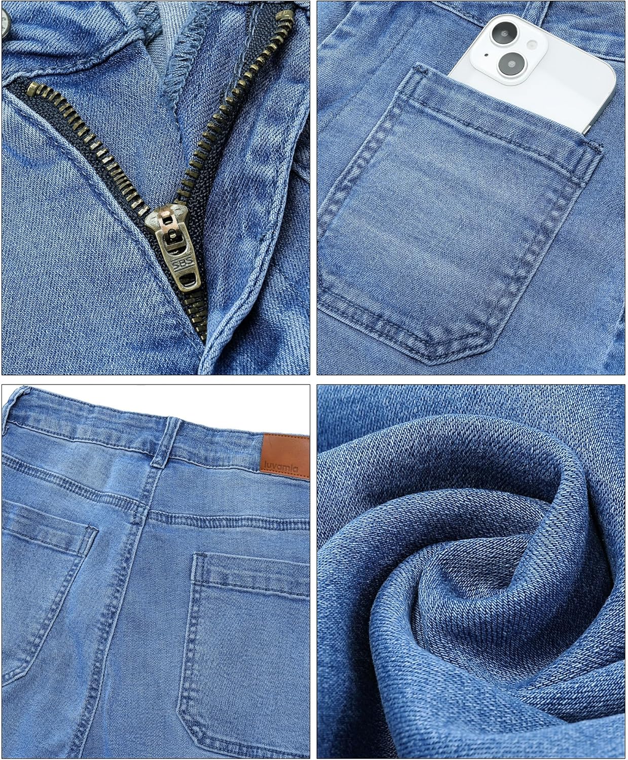 Women's wide-leg jeans, stylish high-waisted flared jeans