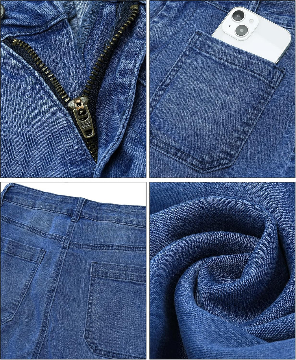 Women's wide-leg jeans, stylish high-waisted flared jeans