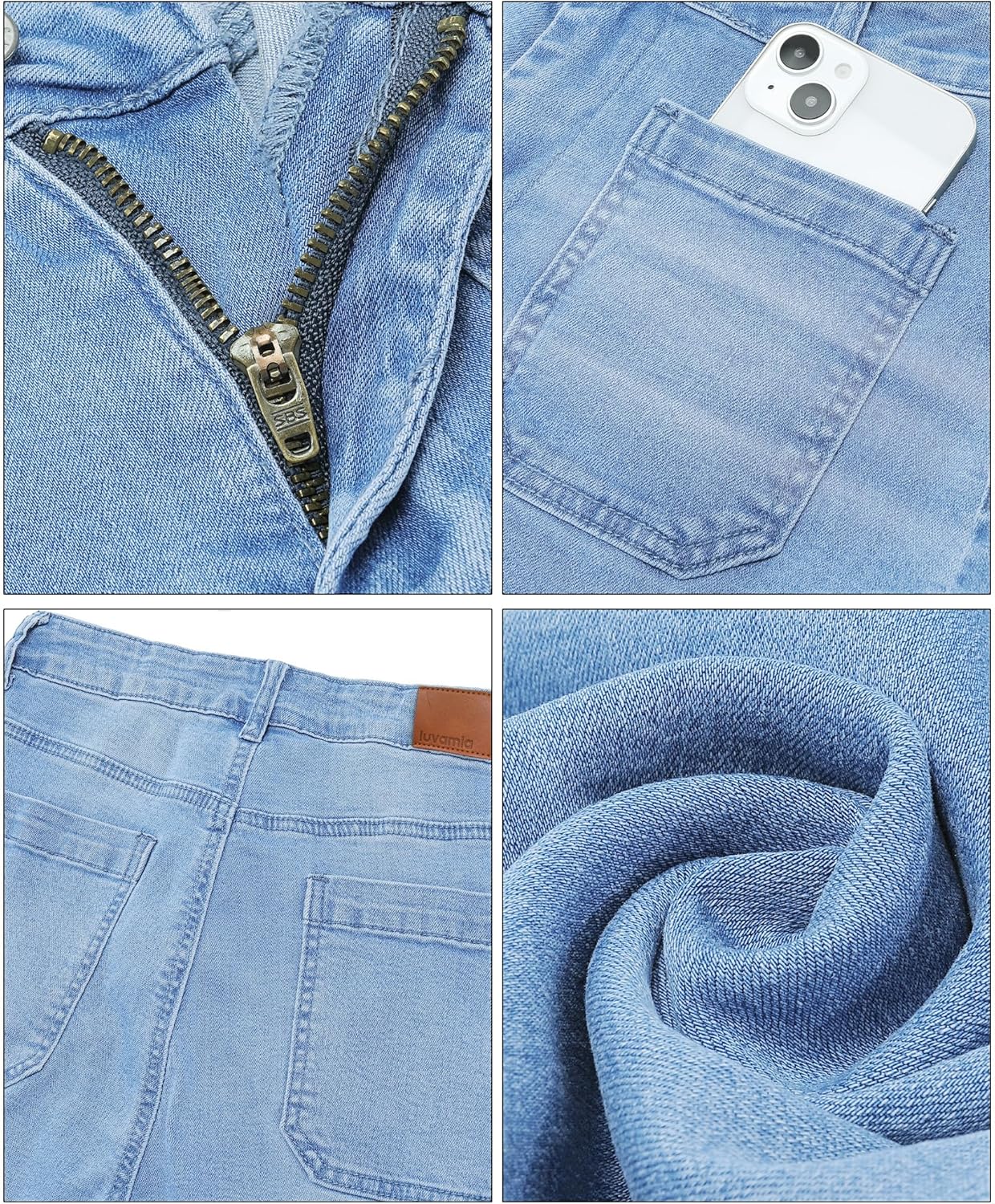 Women's wide-leg jeans, stylish high-waisted flared jeans