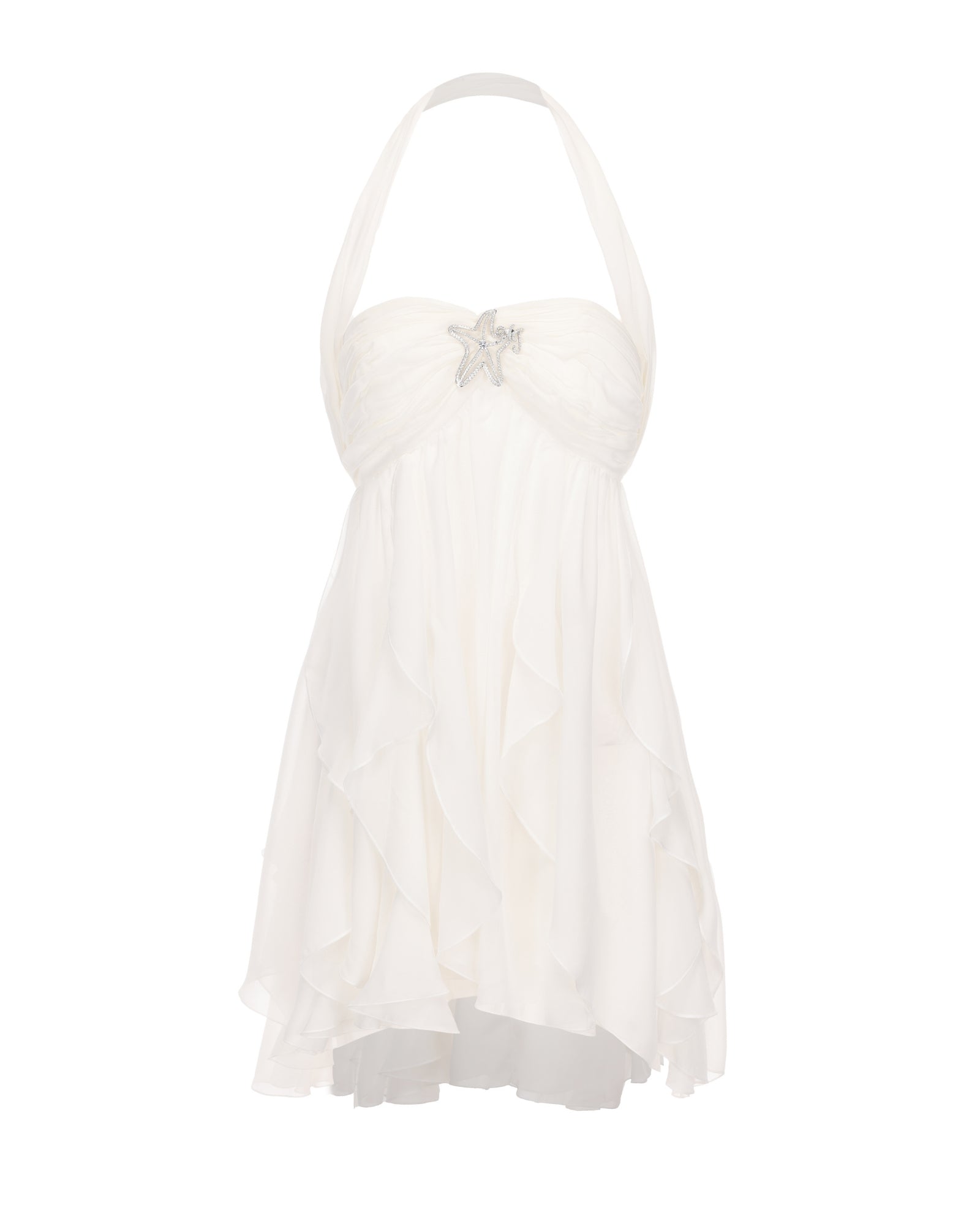 Caterina Floral Halter Dress